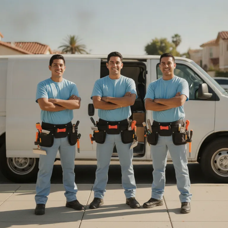 Ladrilhador equipe em Alvorada